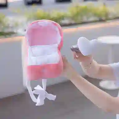 公主恋人 表白戒指 创意心形钻戒 玩偶 毛绒公仔