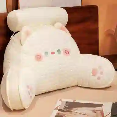 公主恋人 卡通抱抱猫乳胶腰靠 沙发靠枕 玩偶周边