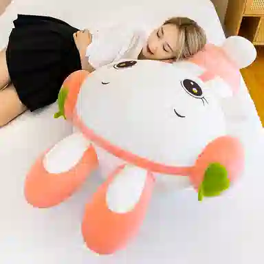 公主恋人 草莓水果免 陪伴萌物 可爱萌兔 玩偶 毛绒公仔