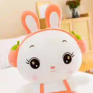 公主恋人 草莓水果免 陪伴萌物 可爱萌兔 玩偶 毛绒公仔