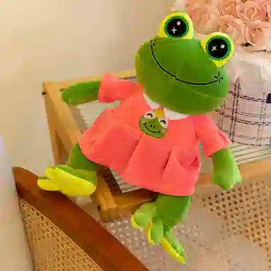 公主恋人 情侣青蛙 可爱布娃娃 抱枕 玩偶 毛绒公仔