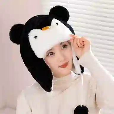 公主恋人 创意软萌哈士奇 企鹅帽子 限定舒适柔软 萌趣可爱 玩偶周边