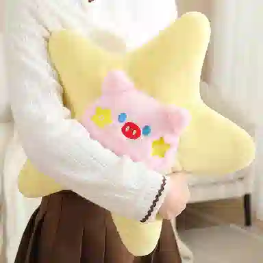 公主恋人 陪伴可爱五角星动物抱枕 创意布娃娃 玩偶 毛绒公仔
