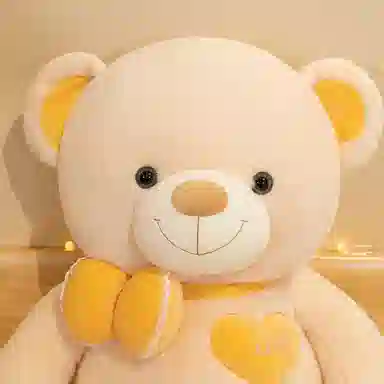 公主恋人 花朵领结熊 玩偶 毛绒公仔