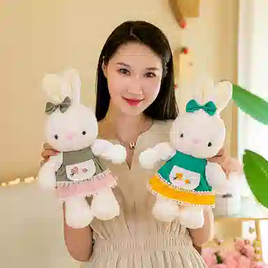 公主恋人 雅苏兔 穿衣兔子 玩偶 毛绒公仔