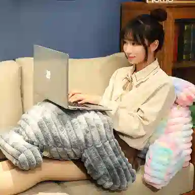 公主恋人 炫彩扎染卡通动物腰靠 靠枕 靠垫 玩偶周边