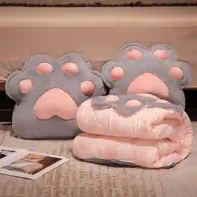 公主恋人 卡通可爱猫抓抱枕被 创意布娃娃布偶 玩偶周边