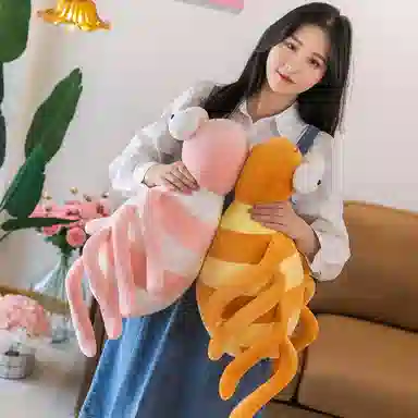 公主恋人 条纹长腿蜘蛛 玩偶 毛绒公仔