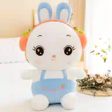 公主恋人 草莓水果免 陪伴萌物 可爱萌兔 玩偶 毛绒公仔