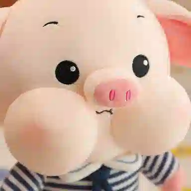 公主恋人 穿衣猪猪 海军风 玩偶 毛绒公仔