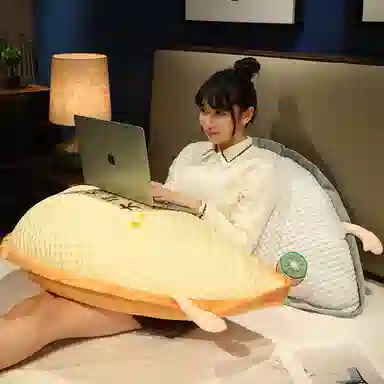 公主恋人 冰豆豆半圆抱枕头 玩偶周边