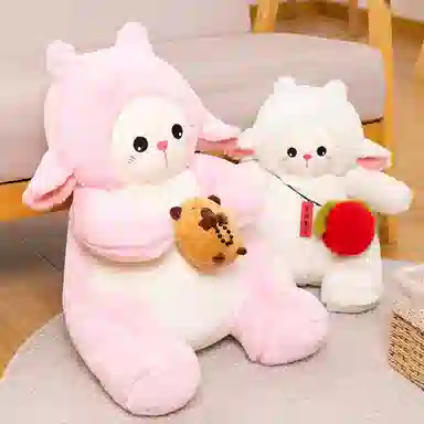 公主恋人 安睡小羊 绵羊 卡皮巴拉布娃娃 玩偶 毛绒公仔