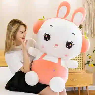 公主恋人 草莓水果免 陪伴萌物 可爱萌兔 玩偶 毛绒公仔