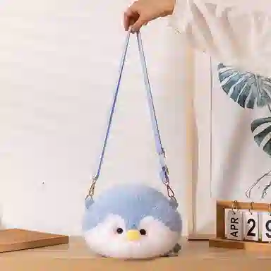 公主恋人 萌趣造型企鹅崽崽包包 玩偶 毛绒公仔
