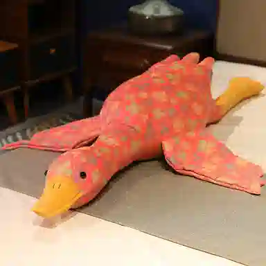 公主恋人 可爱超萌花布大鹅 玩偶 毛绒公仔