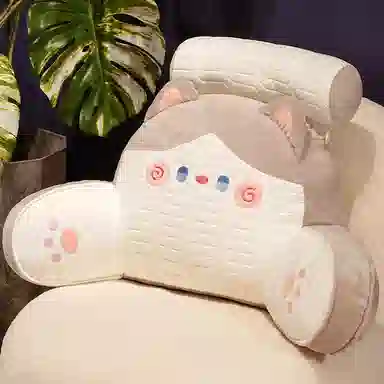 公主恋人 卡通抱抱猫乳胶腰靠 沙发靠枕 玩偶周边