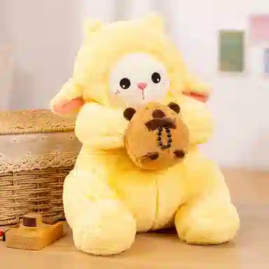 公主恋人 安睡小羊 绵羊 卡皮巴拉布娃娃 玩偶 毛绒公仔