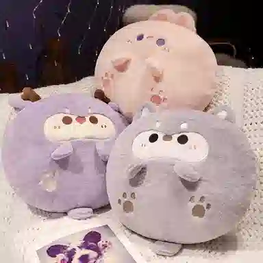 公主恋人 可爱小动物三用抱枕毯 玩偶周边