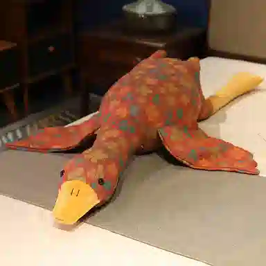 公主恋人 可爱超萌花布大鹅 玩偶 毛绒公仔