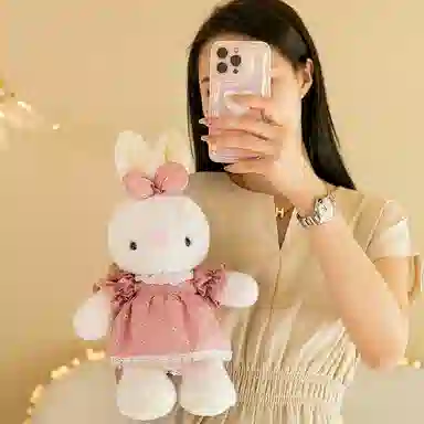 公主恋人 雅苏兔 穿衣兔子 玩偶 毛绒公仔