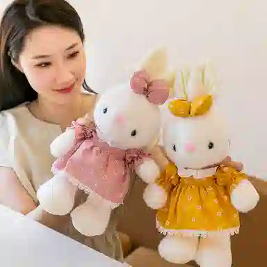 公主恋人 雅苏兔 穿衣兔子 玩偶 毛绒公仔