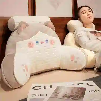 公主恋人 卡通抱抱猫乳胶腰靠 沙发靠枕 玩偶周边