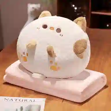 公主恋人 可爱小动物三用抱枕毯 玩偶周边