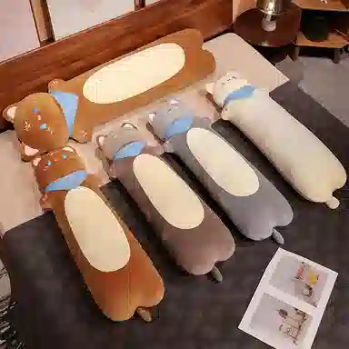 公主恋人 可爱卡通猫咪长条枕 玩偶 毛绒公仔