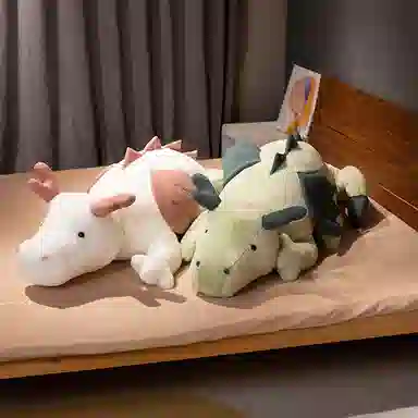 公主恋人 趴姿长条恐龙 玩偶 毛绒公仔