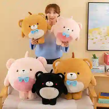 公主恋人 呆萌小熊 玩偶 毛绒公仔