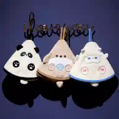 公主恋人 卡通胖哒挂式擦手巾 强力吸水不易掉毛 可爱毛巾 玩偶周边