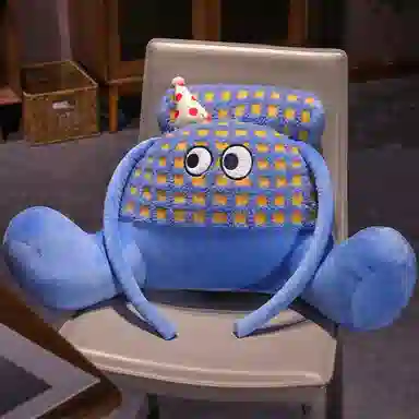 公主恋人 卡通多巴胺冰丝羊羔绒布偶 柔软舒适 玩偶周边