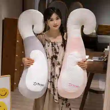 公主恋人 冰豆豆尾巴 创意萌趣抱枕 玩偶周边