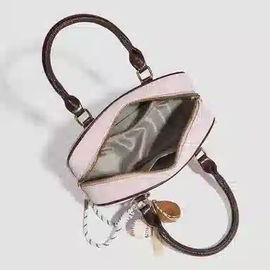 DIFFERENT&FACES Sweet Cool Heart Bowling Bag Pink