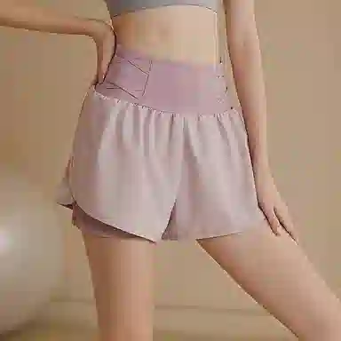 达兹 防走光速干显瘦透气运动短裤 女款