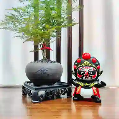 雄俊 国潮川剧变脸娃娃 传统文化传承潮玩 玩具
