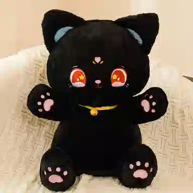 雄俊 可爱猫咪布娃娃抱枕 玩偶 毛绒公仔