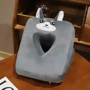 雄俊 冰豆豆可拆洗午睡枕 玩偶周边