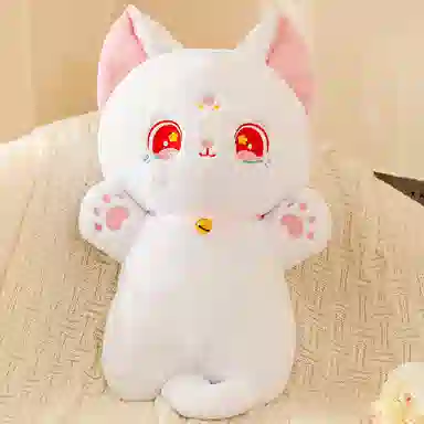 雄俊 可爱猫咪布娃娃抱枕 玩偶 毛绒公仔