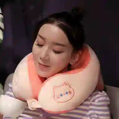 雄俊 哈尼系列午睡枕 趴睡枕抱枕 玩偶周边