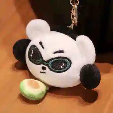 雄俊 卡通磁吸动物背包挂饰  可爱呆萌小熊书包装饰 萌宠猫咪包包挂件 狗狗钥匙扣 萌宠狗狗 玩偶 毛绒挂件