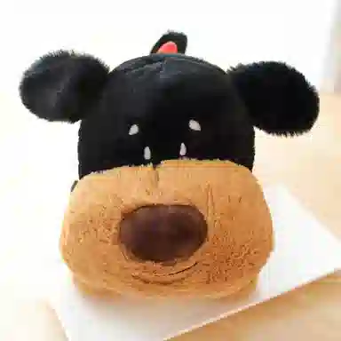 雄俊 可爱热狗抱枕 腊肠小狗安抚布娃娃 玩偶 毛绒公仔
