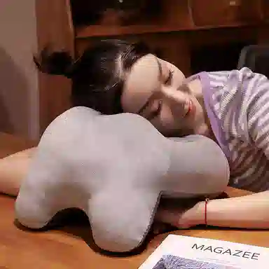 雄俊 哈尼系列午睡枕 趴睡枕抱枕 玩偶周边