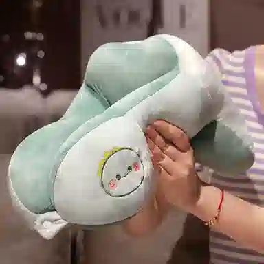 雄俊 哈尼系列午睡枕 趴睡枕抱枕 玩偶周边