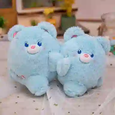雄俊 磁吸抱抱 可爱小猪小兔小狗小熊一对小动物钥匙扣 玩偶 毛绒挂件
