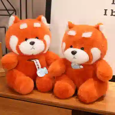 雄俊 小浣熊 玩偶 毛绒公仔