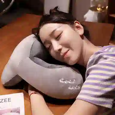 雄俊 哈尼系列午睡枕 趴睡枕抱枕 玩偶周边