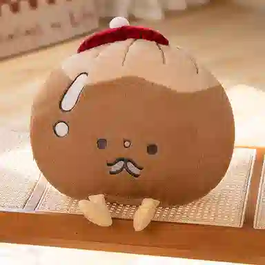 雄俊 创意冰淇淋蛋糕零食靠背 玩偶 毛绒公仔