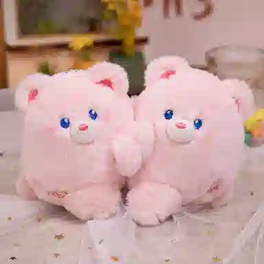 雄俊 磁吸抱抱 可爱小猪小兔小狗小熊一对小动物钥匙扣 玩偶 毛绒挂件