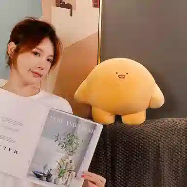 雄俊 可爱章鱼兜兜 软萌捏捏脸  小团团 玩偶 毛绒公仔